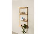 Karup Design Wandregal »Groove Shelving Narrow, Wandregal, Aufbewahrung, Deko, Platzsparend«, (B/H/T ca: 66x25,5x127cm), inkl. 4 Abnehmbare Regalböden aus FSC®-zertifiziertem Massivholz