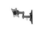Nedis TVWM1510BK bracket - full-motion - for TV - black