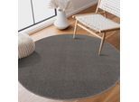 Sanat Teppich »Uni«, rund, 13 mm Höhe, robuster Kurzflorteppich, grosse Farbauswahl