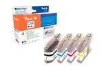 Peach Tintenpatrone »Brother LC-127XL BK, C, M, Y«, (1 St.)