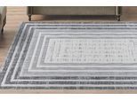 Teppich KAYOOM "Sarai 125", grau, B:160cm H:6mm L:230cm, Polyester, Teppiche, Teppich, Flachgewebe