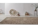 Teppich PADIRO "Bridget 125", grau (taupe), B:120cm H:10mm L:170cm, Viskose, Teppiche, Teppich, Kurzflor, Hoch-Tief-Struktur mit Vintage Look