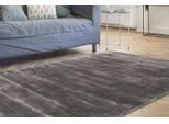 Teppich PADIRO "Village 125", grau, B:120cm H:12mm L:170cm, Bambus, Teppiche, Teppich