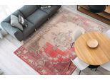 Teppich ARTE ESPINA "Vintage 8405" Gr. 6, rot, B:200cm H:9mm L:290cm, Kunstfaser, Teppiche, Teppich, Kurzflor im Vintage Design, Wohnzimmer