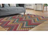Teppich PADIRO "Primavera 225", bunt (multi), B:120cm H:5mm L:180cm, Baumwolle, Chenille, Polyester, Teppiche, Teppich, Flachgewebe