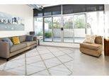 Teppich CALO-DELUXE "Viteox 210" Gr. 2, grau (taupe), B:80cm H:13mm L:150cm, Viskose, Teppiche, Teppich, Viskose, Kurzflor, Wohnzimmer