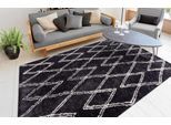 Hochflor-Teppich CALO-DELUXE "Elvar-3000" Gr. 3, grau (anthrazit), B:120cm H:27mm L:170cm, Kunstfaser, Teppiche, besonders weich durch Microfaser, Wohnzimmer