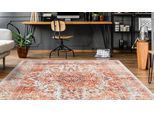 calo-deluxe Teppich »Castor 5000«, rechteckig, 6 mm Höhe, Kurzflor, mit Fransen, Wohnzimmer
