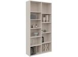 Boxxx Regal , Kaschmir , Holzwerkstoff , 9 Fächer , 80x160x26 cm , stehend , Wohnzimmer, Regale, Bücherregale