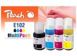 Peach Tintenpatrone »Epson CISS 102 Multi-Pack C, M, Y, BK«, (4 St.)