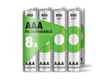 GP Batteries Akku-Ladestation »GP Batteries Recyko, Akku AAA 8x, 850 mAh, 1,2 V«