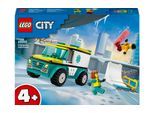 LEGO® Spielbausteine »Rettungswagen und Snowboarder 60403«, (79 St.)