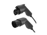 Deltaco e-Charge kabel type 2 til type 1 1 fase 16A 3m