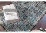Teppich ME GUSTA "Ariya 525", blau, B:160cm H:6mm L:230cm, Polypropylen (PP), Teppiche, Teppich, Flachflor, gekettelt, Wohnzimmer