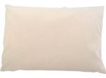 Dekokissen GÖZZE "Duval", beige (creme, unifarben), B:60cm L:40cm, Polyester, Dekokissen_Sitzkissen_Kissenhüllen, mit Reißverschluss, Kissenhüle ohne Füllung, 2 Stück