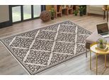 Teppich KAYOOM "Davio 100", grau, B:160cm H:13mm L:230cm, Polyester, Teppiche, Teppich