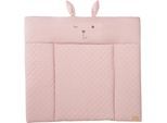 roba® Wickelauflage »Style, Soft, mauve«, mit aufgesticktem Gesicht