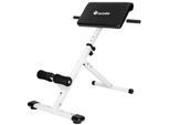 tectake® Hyperextension-Bank, Rückenstrecker und Bauchtrainer, 5-fach verstellbar, klappbar, rutschfeste Fußenden