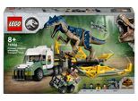 LEGO® Konstruktionsspielsteine »Jurassic World Allosaurus-Transporter 76966«, (588 St.)