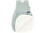 Babyschlafsack TRÄUMELAND "Babyschlafsack LIEBMICH 3tlg. Set Twister, von Größe 50/56-68/74", Baby, Gr. L: 62cm, blau, Bezug: 100% Baumwolle. Füllung: 70% Polyester, 30% Lyocell (TENCEL), Schlafsäcke