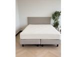 Spannbettlaken KAYORI "Tara", beige (natur), B:100cm L:220cm, Jersey-Elasthan, Obermaterial: 95% Baumwolle, 5% Elasthan (LYCRA), Bettlaken, Spannbettlaken, Hergestellt aus GOTS-zertifizierter Bio-Baumwolle