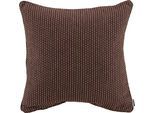 Dekokissen H.O.C.K. "Lima", grün (grün, bedruckt), B:50cm H:10cm L:50cm, Baumwolle, Polyester, Dekokissen_Sitzkissen_Kissenhüllen, mit feinem Muster, Kissenhülle mit Füllung, 1 Stück