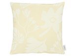 Dekokissen APELT "Marlene", beige (elfenbein, bedruckt), B:45cm L:45cm, Kunstfaser, Polyester, Dekokissen_Sitzkissen_Kissenhüllen, Kissenhülle mit Füllung, 1 Stück