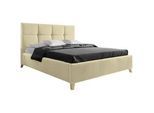 Carryhome Polsterbett , Beige , Holz, Metall , Buche , massiv , 140x200 cm , in verschiedenen Größen erhältlich, Über- und Sondergrößen erhältlich , Schlafzimmer, Betten, Polsterbetten