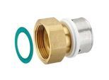 Press-Verschraubung mit Überwurfmutter 1 1/4'' IG - flachdichtend - für Alu-Verbundrohr 40 x 3,5 mm