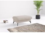 Stauraumhocker SIT & MORE "Morris Jubi", beige (creme), B:103cm H:44cm T:69cm, 100% Polyester, Hocker, mit praktischen Stauraum