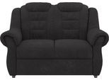 2-Sitzer HOME AFFAIRE "Boston", schwarz, B:145cm H:102cm T:101cm, 100% Polyester, Sofas, Sofa mit hoher Rückenlehne