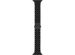 Smartwatch-Armband MICHAEL KORS "Apple Strap", schwarz, Uhrenarmbänder, KOMPATIBEL MIT SERIE 1, 2, 3, 4, 5, 6, 7 und 8 Apple Watch , Edelstahl, Wechselarmband, Ersatzarmband, Edelstahlarmband