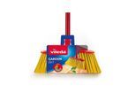 Vileda Broom 2in1 Garden Outdoor (red/yellow)