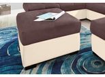 COTTA Polstergarnitur »Speedway L-Form«, (Set), Set bestehend aus: Ecksofa mit Kopfteilverstellung & Hocker