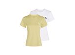 Calvin Klein Jeans T-Shirt »2-PACK MONOLOGO SLIM TEE«, (Packung, 2er-Pack), mit Logodruck