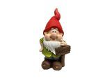 Dekofigur »Dameco Gartenzwerg mit Schild 18 x 23 x 41 cm«