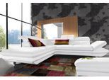 COTTA Polstergarnitur »Enterprise L-Form«, (Set), Set bestehend aus: Ecksofa mit Arm- & Kopfteilverstellung & Hocker