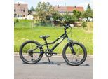 Galano GA20 Kinderfahrrad 20 Zoll ab 5 Jahre 120 - 135 cm Mädchen Jungen Fahrrad schwarz/grau