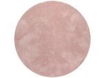 Esprit Hochflorteppich , Rosa , Textil , Uni , rund , Textiles Vertrauen - Oeko-Tex® , für Fußbodenheizung geeignet, in verschiedenen Größen erhältlich, Fasern thermofixiert (heatset), pflegeleicht , Teppiche und Böden, Teppiche, Runde Teppiche