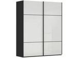 Novel Schwebetürenschrank , Schwarz, Weiß , Holzwerkstoff , 7 Fächer , 201x223x67 cm , Typenauswahl, umfangreiches Zubehör erhältlich, in verschiedenen Größen erhältlich, in verschiedenen Holzdekoren erhältlich , Schlafzimmer, Komplette Schlafzimmer und Serien, Schlafzimmerserien