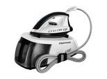 Russell Hobbs Dampfbügelstation , Schwarz, Weiß , Metall, Kunststoff , 1300 ml , 23.0x30.0x41.0 cm , Wassertank abnehmbar, Schlauchaufbewahrungsfach, Vertikaldampf, Schnellaufheizung, Betriebskontrollleuchte , Haushalt & Kleinelektro, Wäschepflege, Bügeleisen