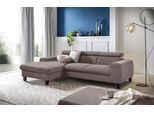 COTTA Ecksofa »Morven L-Form mit Kopfteilverstellung«, wahlweise mit Bettfunktion, Bettkasten & Wireless-Charger