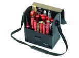 Parat Elektrikertasche aus Leder mit Magnetverschluss