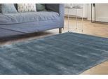 Teppich PADIRO "Village 125", blau, B:80cm H:12mm L:150cm, Bambus, Teppiche, Teppich