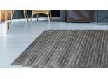Teppich KAYOOM "Prime 110", grau (silber, multi), B:80cm H:15mm L:150cm, Viskose, Teppiche, Teppich, Handgefertigtes Unikat, sehr weiche Haptik, pflegeleicht