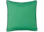 Novel Zierkissen , Grün, Schwarz, Pastellgrün , Textil , Uni , Füllung: Polyester,Polyester , 45x45 cm , Reach, Bsci, Oeko-Tex® Standard 100 , bügelfrei , Heimtextilien, Wohntextilien, Kissen, Zierkissen
