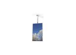 HI-ND mounting kit - portrait - for digital signage LCD panel - white 50"