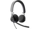 Logitech Zone Wired Kopfhörer mit Mikrofon - Schwarz