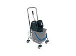 Sprintus Reinigungswagen Eimer 27l, Presse, Ablagekorb STA (301035)