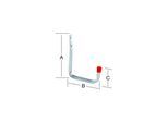Vormann Wandhaken U-Form A.114mm verz. (001450004Z)